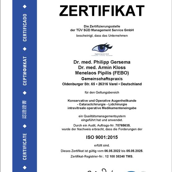Zertifikat